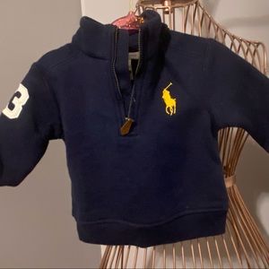 Ralph Lauren Fleece Half Zip ~ Infant